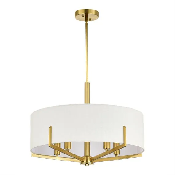 EVOLUCE SLE3010-303-05 Светильник подвесной Латунь/Белый E14 5*40W, изображение 7