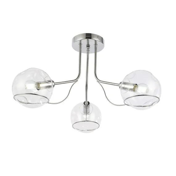 EVOLUCE SLE102502-03 Светильник потолочный Хром/Прозрачный E14 3*40W, изображение 2