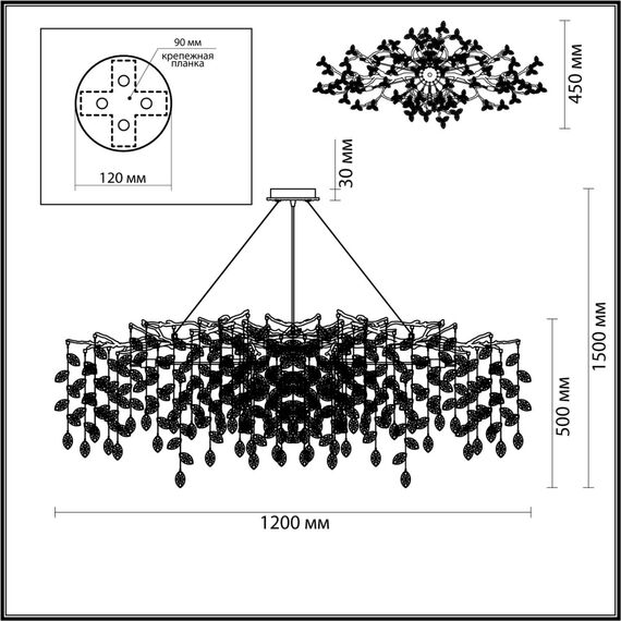 Odeon Light 4969/14; 1013907 Люстра, изображение 4