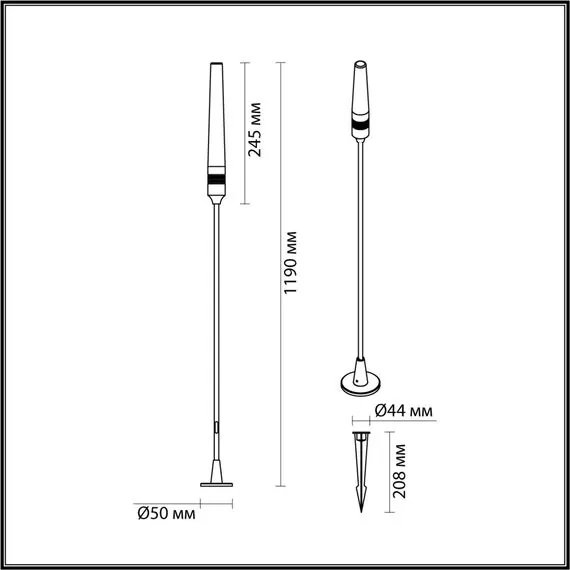 Odeon Light 7020/4GB; 1031800 Уличный светильник, изображение 5
