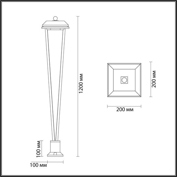 Odeon Light 6655/12GA3; 0047891 Уличный светильник, изображение 4