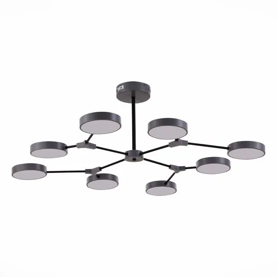 EVOLUCE SLE6003-702-08 Светильник потолочный Серый,Черный/Серый LED 8*10W, изображение 4