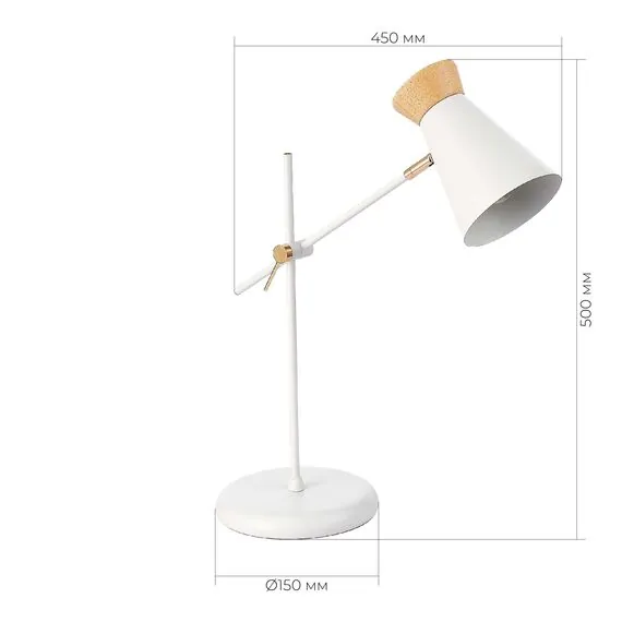 EVOLUCE SLE1252-504-01 Прикроватная лампа Белый, Золотистый/Белый, Дерево E27 1*60W, изображение 7