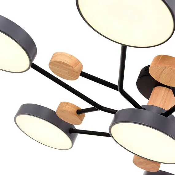 EVOLUCE SLE6006-702-07 Светильник потолочный Серый/Серый LED 7*12W 3000K/4500K/6000K, изображение 6