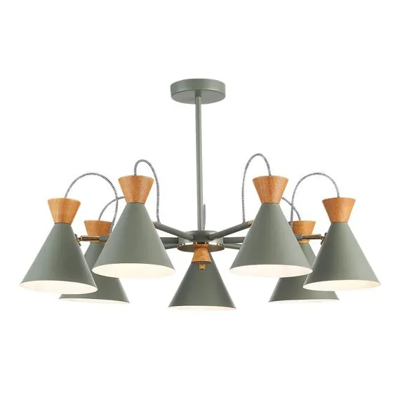 EVOLUCE SLE125112-07 Светильник потолочный Серый, Золотистый/Серый, Темное дерево E14 7*40W