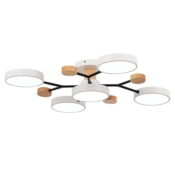 EVOLUCE SLE6006-502-05 Светильник потолочный Белый/Белый LED 5*12W 3000K/4500K/6000K, изображение 4