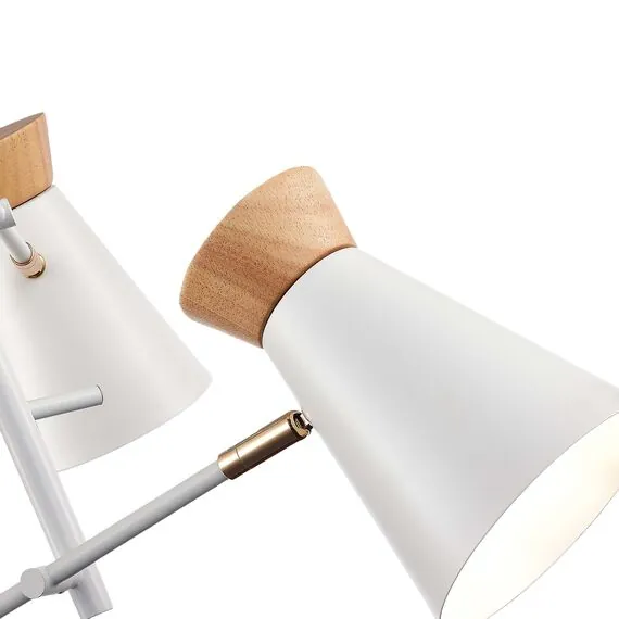 EVOLUCE SLE1252-502-03 Светильник потолочный Белый, Золотистый/Белый, Дерево E27 3*60W, изображение 3