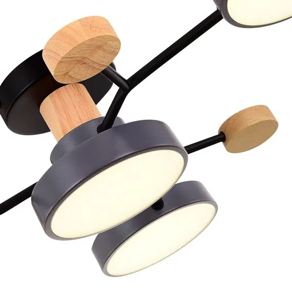 EVOLUCE SLE6006-702-04 Светильник потолочный Серый/Серый LED 4*12W 3000K/4500K/6000K, изображение 5