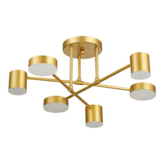 EVOLUCE SLE201022-06 Светильник потолочный Золотистый/Золотистый LED 6*7W 4000K, изображение 5