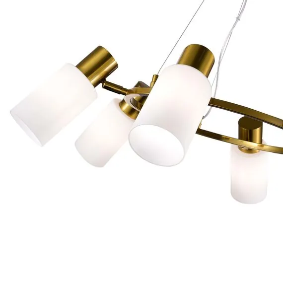 EVOLUCE SLE1139-303-06 Светильник подвесной Латунь/Белый E14 6*60W, изображение 4