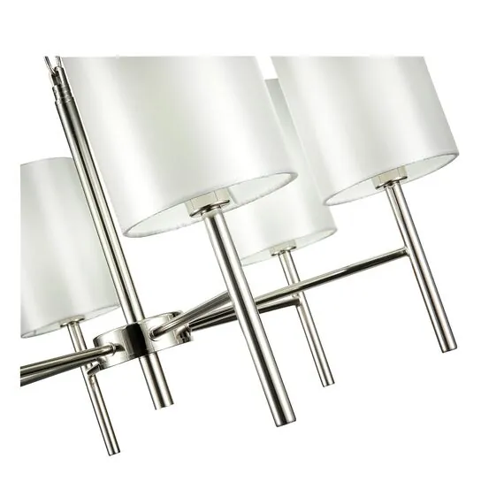 EVOLUCE SLE107303-06 Светильник подвесной Никель/Белый E14 6*40W, изображение 2