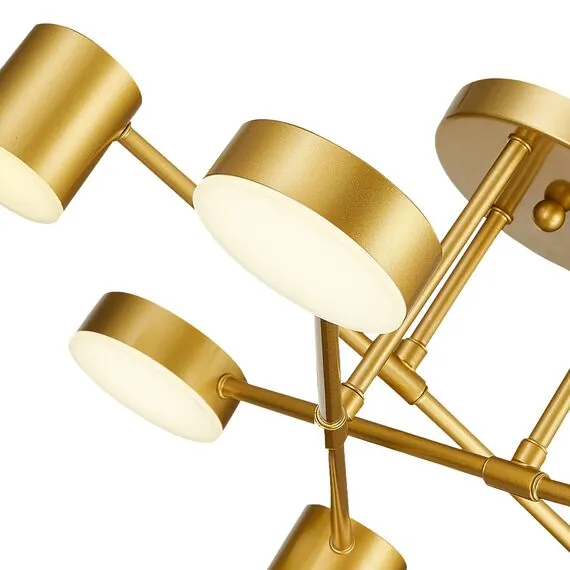 EVOLUCE SLE201022-06 Светильник потолочный Золотистый/Золотистый LED 6*7W 4000K, изображение 7