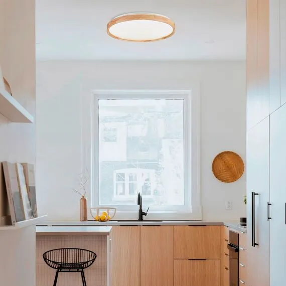 EVOLUCE SLE201382-01 Светильник потолочный Светлое дерево/Белый LED 1*40W 3000K/4000K/6000K, изображение 8