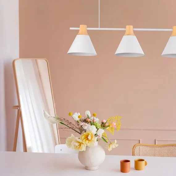 EVOLUCE SLE125102-07 Светильник потолочный Белый, Золотистый/Белый, Светлое дерево E14 7*40W, изображение 6