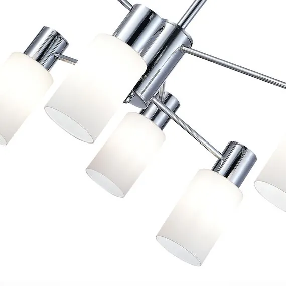 EVOLUCE SLE1139-102-06 Светильник потолочный Хром/Белый E14 6*60W, изображение 2