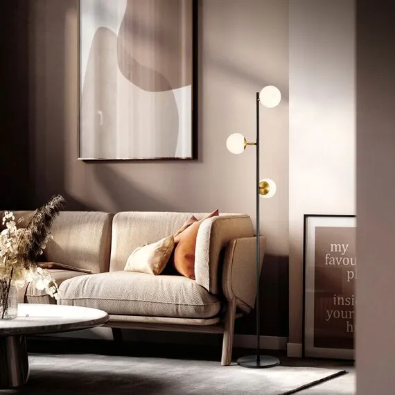 EVOLUCE SLE220403-10 Светильник подвесной Черный, Латунь/Белый E27 10*60W, изображение 6