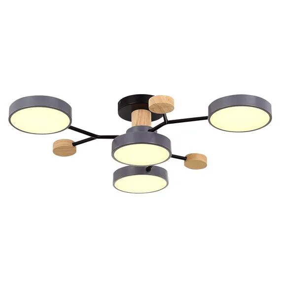 EVOLUCE SLE6006-702-04 Светильник потолочный Серый/Серый LED 4*12W 3000K/4500K/6000K, изображение 2