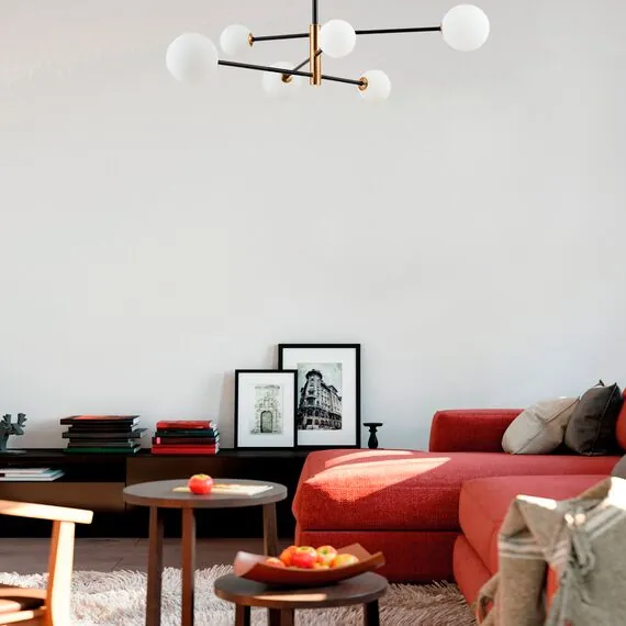 EVOLUCE SLE220103-04 Светильник потолочный Черный, Бронза/Белый G9 4*5W, изображение 5