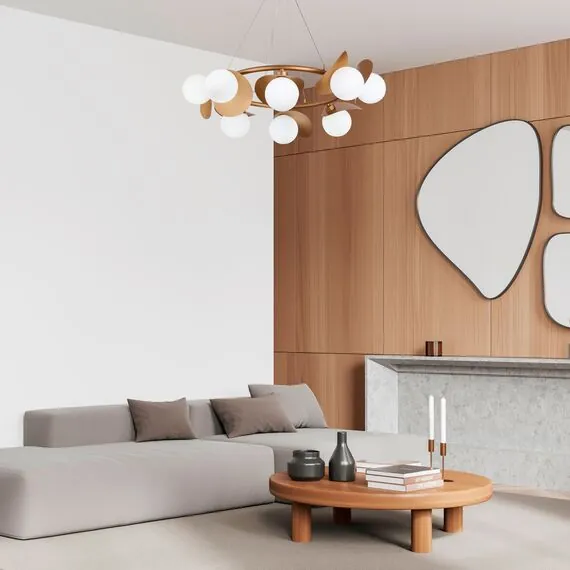 EVOLUCE SLE220502-05 Светильник потолочный Золотистый/Белый G9 5*5W, изображение 3