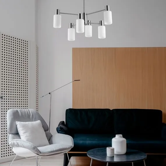 EVOLUCE SLE1139-302-06 Светильник потолочный Латунь/Белый E14 6*60W, изображение 7