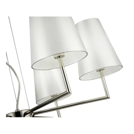 EVOLUCE SLE105903-06 Светильник подвесной Никель/Белый E14 6*40W, изображение 2