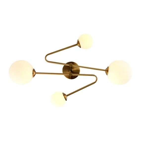 EVOLUCE SLE2211-302-04 Светильник потолочный Латунь/Белый G9 4*5W, изображение 4