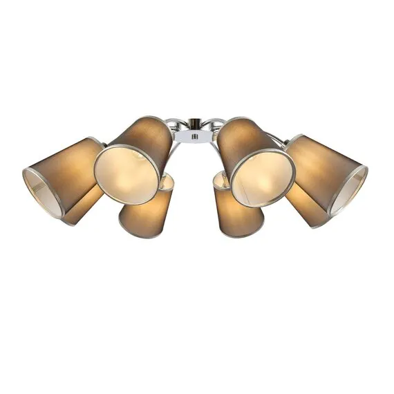 EVOLUCE SLE103002-08 Светильник потолочный Хром/Черный E14 8*40W, изображение 4