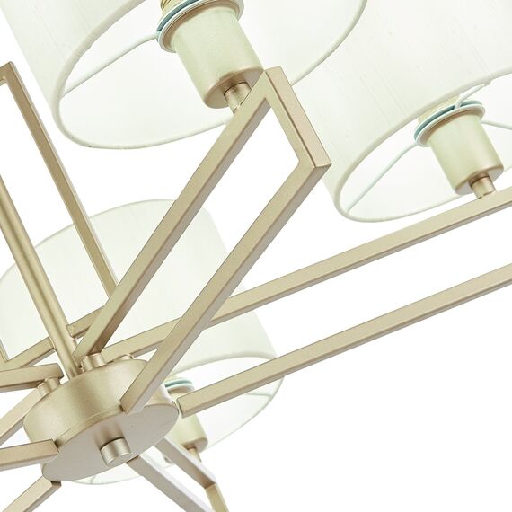 EVOLUCE SLE105803-05 Светильник подвесной Матовое золото/Белый E14 5*40W, изображение 6