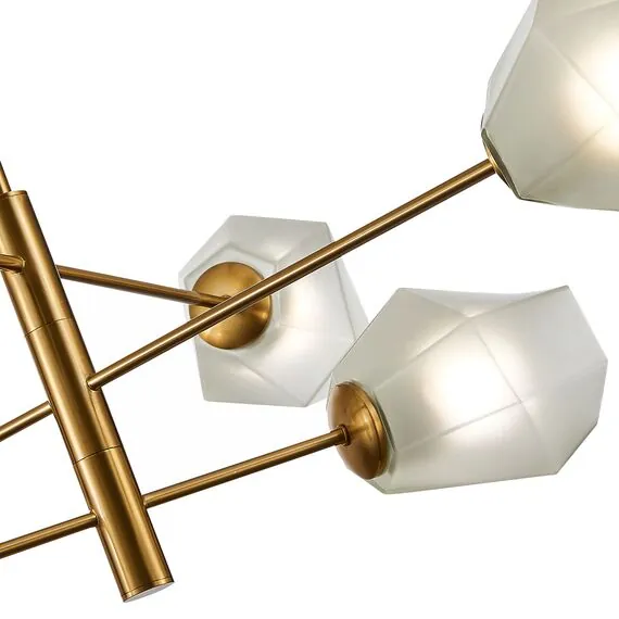 EVOLUCE SLE205202-06 Светильник потолочный Латунь/Белый E27 6*60W, изображение 2