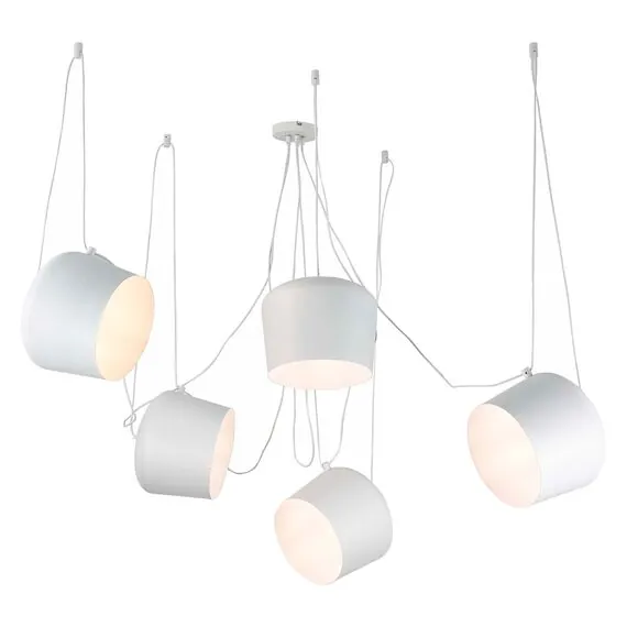 EVOLUCE SLE120653-05 Светильник подвесной Белый/Белый E27 5*40W