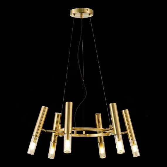 ST LUCE SL1236.203.06 Люстра подвесная ST-Luce Золотистый/Коньячный, Золотистый G9 6*5W, изображение 3