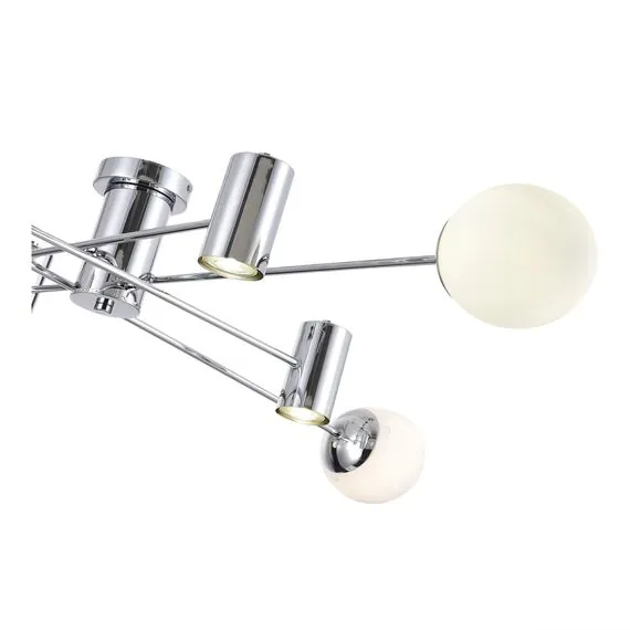 EVOLUCE SLE1105-102-08 Светильник потолочный Хром/Белый GU10+E27 4+4*5+60W, изображение 2