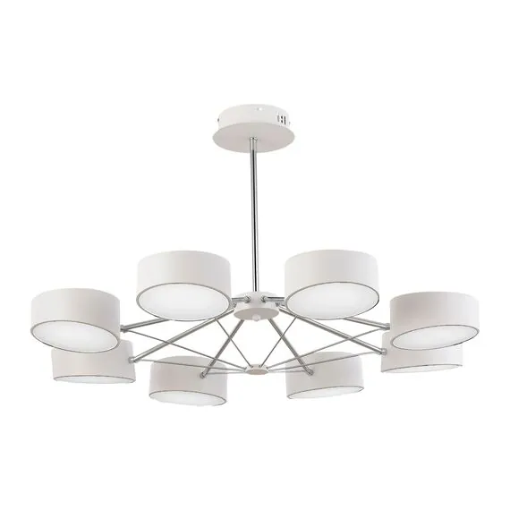 EVOLUCE SLE6005-502-08 Светильник потолочный Белый, Хром/Белый LED 8*10W, изображение 2