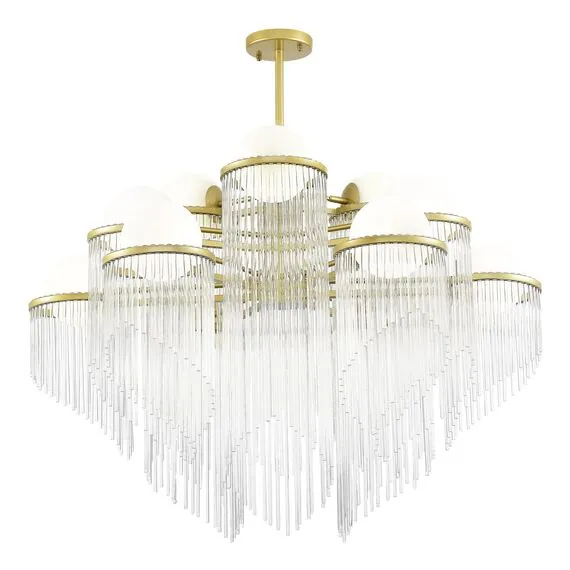 ST LUCE SL1511.203.12 Люстра подвесная ST-Luce Золотистый/Белый E27 12*60W, изображение 3