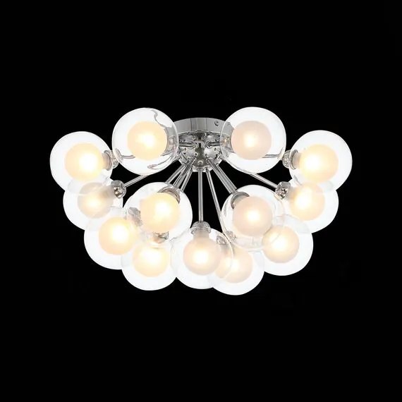 ST LUCE SL431.102.15 Люстра потолочная ST-Luce Хром/Прозрачный, Белый G9 15*5W, изображение 3