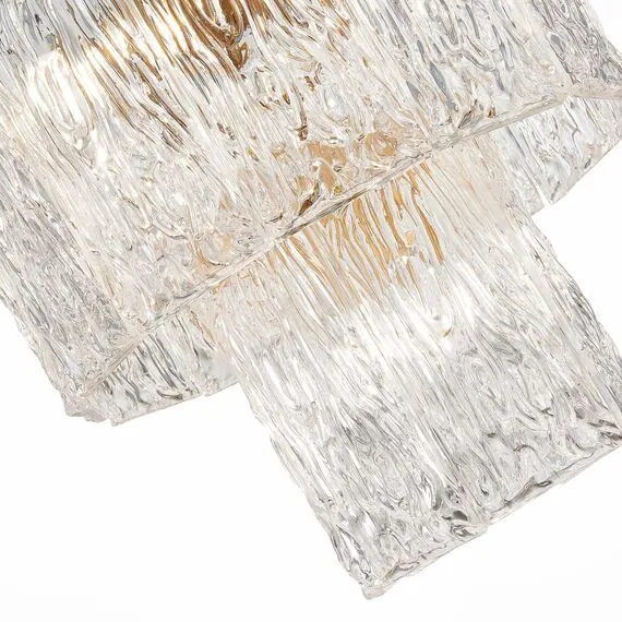 EVOLUCE SLE283203-05 Светильник подвесной Золотистый/Прозрачный E27 5*40W, изображение 3