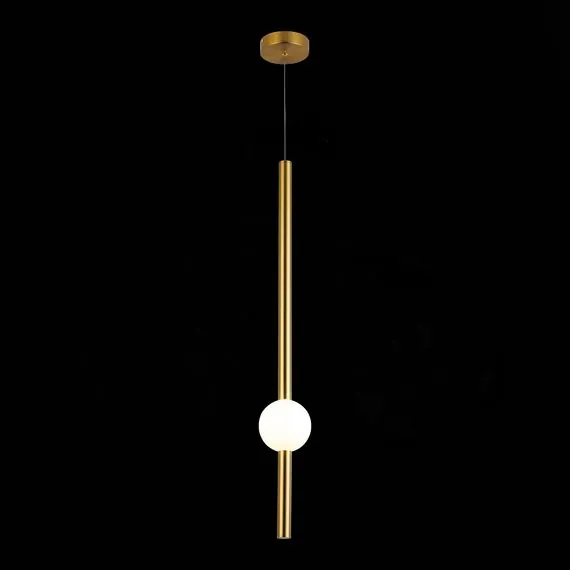 ST LUCE SL1222.233.01 Светильник подвесной ST-Luce Золотистый/Золотистый, Белый LED 1*18W 4000K, изображение 3