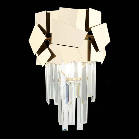 ST LUCE SL1232.201.01 Бра ST-Luce Золотистый/Прозрачный, Золотистый E14 1*60W, изображение 2