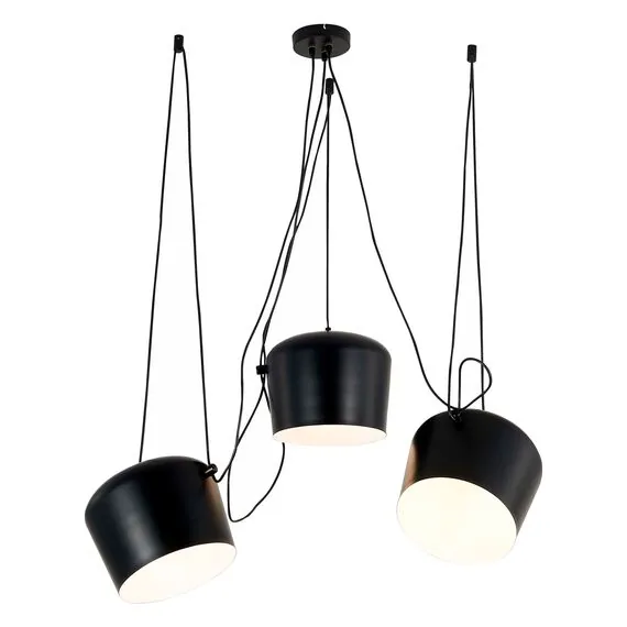 EVOLUCE SLE120643-03 Светильник подвесной Черный/Черный E27 3*40W