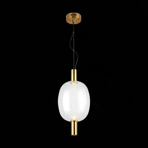 ST LUCE SL1582.313.01 Светильник подвесной ST-Luce Бронзовый/Прозрачный LED 1*7W 2700K, изображение 3