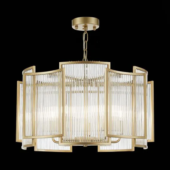 ST LUCE SL1234.203.05 Люстра подвесная ST-Luce Шампань/Прозрачный, Шампань E14 5*60W, изображение 3