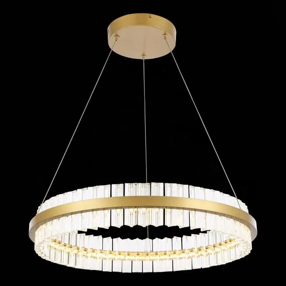 ST LUCE SL383.213.01 Светильник подвесной ST-Luce Матовое золото/Прозрачный LED 1*44W 3000K, изображение 2
