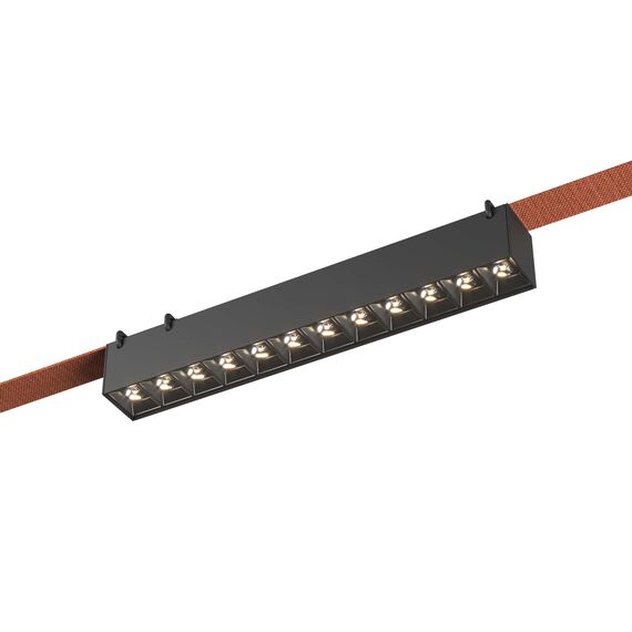 ST LUCE ST455.436.12 Светильник трековый Черный LED 1*12W 3000K 1 050Lm Ra90 24/40 IP20 L323xW40xH45 48V, изображение 3