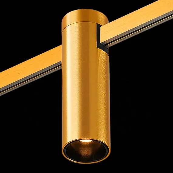 ST LUCE ST810.206.05 Магнитный трековый светильник FARM Золотистый LED 1*5W 3000K 230Lm Ra90 60 IP20 D35xH11, изображение 8