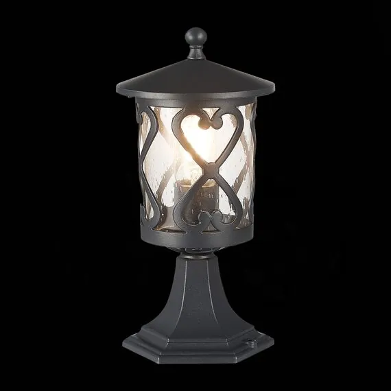ST LUCE SL085.405.01 Светильник уличный наземный ST-Luce Черный/Черный, Прозрачный E27 1*60W, изображение 4