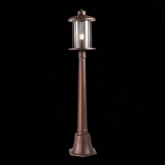 ST LUCE SL080.415.01 Светильник уличный наземный ST-Luce Темный кофе/Прозрачный, Темный кофе E27 1*60W, изображение 3