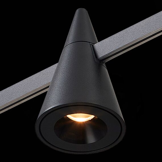 ST LUCE ST813.406.05 Магнитный трековый светильник FARM Черный LED 1*5W 3000K 325Lm Ra90 60 IP20 D70xH115 24, изображение 8