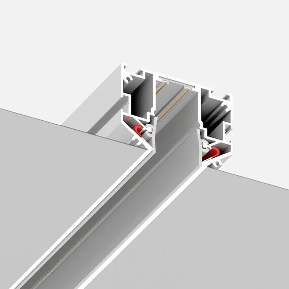ST LUCE ST040.529.00 Шинопровод 220 под натяжной потолок  ST-Luce Белый Длина 2 000мм, изображение 2