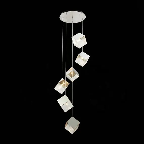 ST LUCE SL1182.103.06 Светильник подвесной ST-Luce Хром/Прозрачный, Хром G9 6*5W, изображение 2