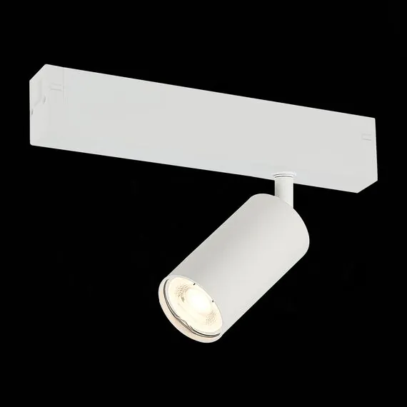 ST LUCE ST503.506.01 Светильник трековый Белый GU10 1*50W  IP20 L100xW54xH142 180-240V Без ламп, изображение 2